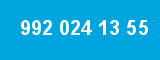 992 024 13 55 992 024 13 55